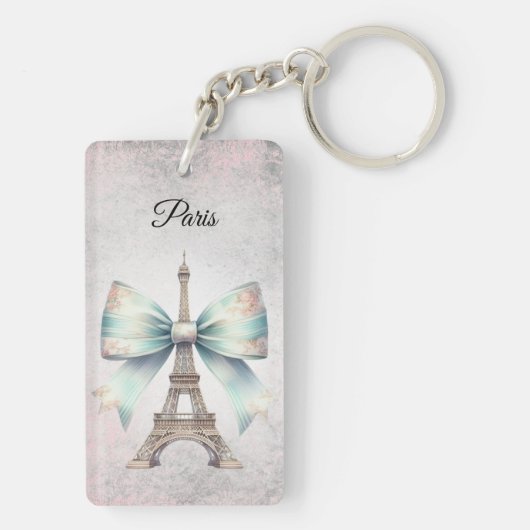 Eiffeltoren en boegmagneet sleutelhanger (achterkant)