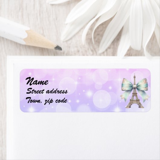 Eiffeltoren en boog 2 etiket (Insitu)