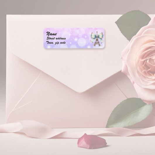 Eiffeltoren en boog 2 etiket