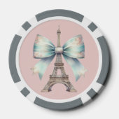 Eiffeltoren en boog poker chip (Achterkant)