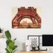 Eiffeltoren en de Trocadero Poster (Thuiskantoor)