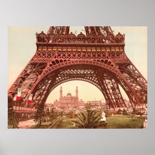 Eiffeltoren en de Trocadero Poster (Voorkant)
