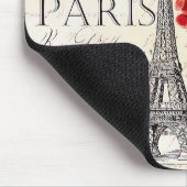 Eiffeltoren en hortensia  muismat (Hoek)
