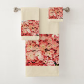 Eiffeltoren en hydrangea Bath Towel Set Bad Handdoek (Insitu)