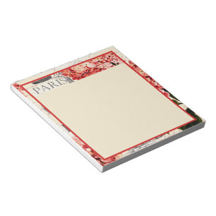 Eiffeltoren en hydrangea notitieblok