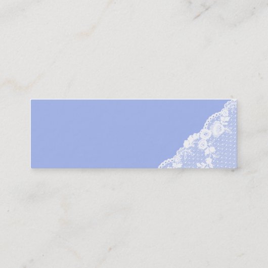 Eiffeltoren en kant mini visitekaartje (Achterkant)