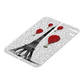 Eiffeltoren en Red Hot Air-ballonnen Magneet (Linkerzijde)