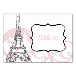 Eiffeltoren en schuifwiel kaart