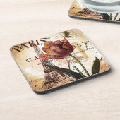 Eiffeltoren en tulpen drankjes onderzetter (Linkerzijde)