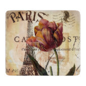 Eiffeltoren en tulpen snijplank (Voorkant)