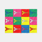 Eiffeltoren Fleece Deken (Voorkant (Horizontaal))
