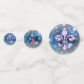 Eiffeltoren & Fleur de Lys Confetti (Voorkanten)