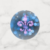 Eiffeltoren & Fleur de Lys Confetti (Kleine voorkant)