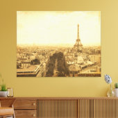  Eiffeltoren - Fotomuur - Kunst Canvas Afdruk (Insitu (Woonkamer))