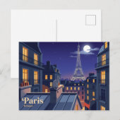Eiffeltoren Frankrijk Briefkaart (Voorkant / Achterkant)