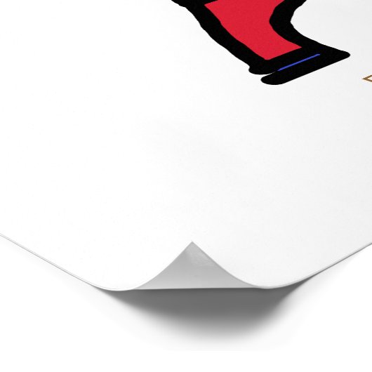 Eiffeltoren Frankrijk Poster (Hoek)