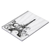 Eiffeltoren Frans Notitieboek (Linkerzijde)