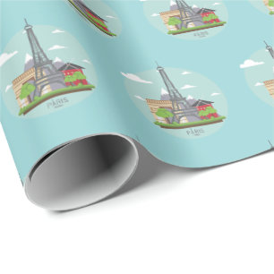 Eiffeltoren Frans Parijs Frankrijk Cadeaupapier
