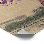 Eiffeltoren Frans Poster (Hoek)