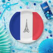 Eiffeltoren Frans Thema Feest Papieren Borden Bordje (Feest)