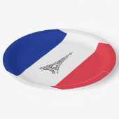 Eiffeltoren Frans Thema Feest Papieren Borden Bordje (Gekanteld)