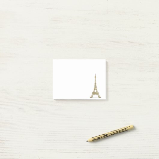 Eiffeltoren, Franse clipart Post-it® Notes (Op bureau)