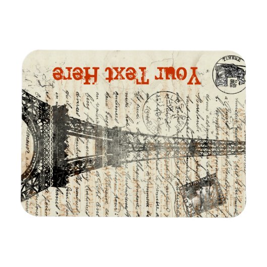 Eiffeltoren  Franse Flexible Magnet Magneet (Horizontaal)