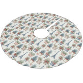 Eiffeltoren, Franse Topiaries Paris Christmas Kerstboom Rok (Gekanteld)