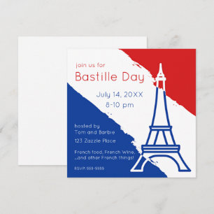 Eiffeltoren Franse vlag kleuren Kaart