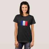 Eiffeltoren Franse vlag T-Shirt (Voorkant volledig)