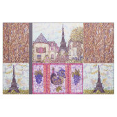 Eiffeltoren geïnspireerd op grote pointillisme stof (Fat Quarter)
