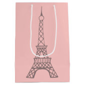 Eiffeltoren Geschenktas Medium Cadeauzakje (Achterkant)