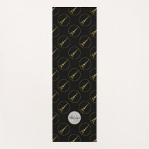 Eiffeltoren goudglittersparrenpatroon Monogram