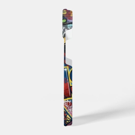 Eiffeltoren Graffiti Straatkunst Parijs iPhone Hoesje (Linkerkant)