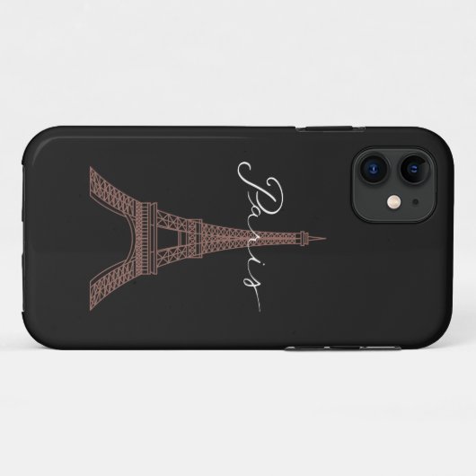 Eiffeltoren, het iconische monument van Parijs Case-Mate iPhone Case (Achterkant (horizontaal))