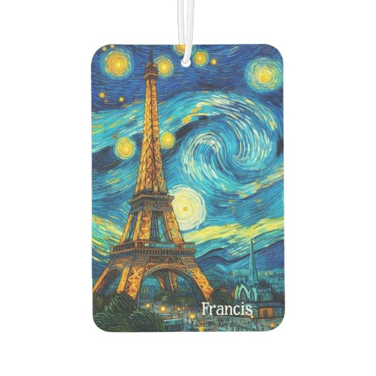 Eiffeltoren impressionisme luchtverfrisser (Achterkant)