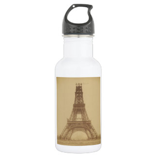 Eiffeltoren in de bouw 1888 waterfles