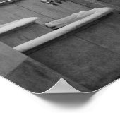 Eiffeltoren in de sneeuw poster (Hoek)