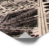 Eiffeltoren in de winter poster (Hoek)