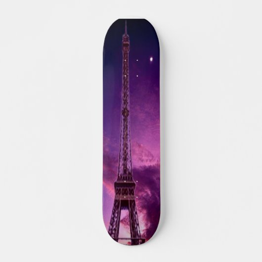 Eiffeltoren in de zon persoonlijk skateboard (Voorkant)