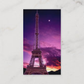 Eiffeltoren in de zonneschijn hemel visitekaartje (Achterkant)
