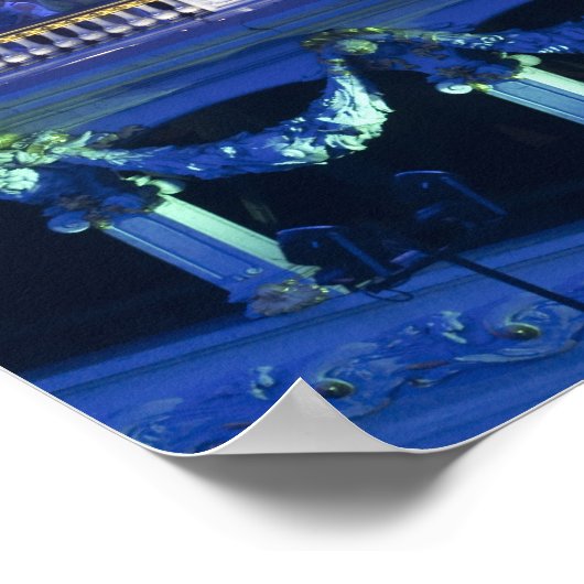 Eiffeltoren in Dusk Poster (Hoek)