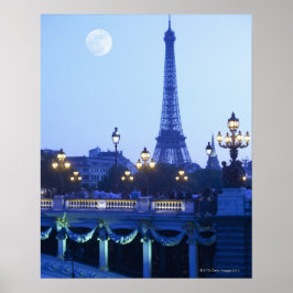 Eiffeltoren in Dusk Poster