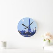 Eiffeltoren in Dusk Ronde Klok (Huis)