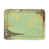 Eiffeltoren in het groen magneet (Horizontaal)