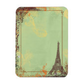 Eiffeltoren in het groen magneet (Verticaal)