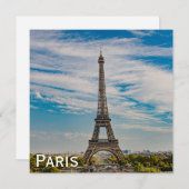 Eiffeltoren in Parijs (Voorkant / Achterkant)