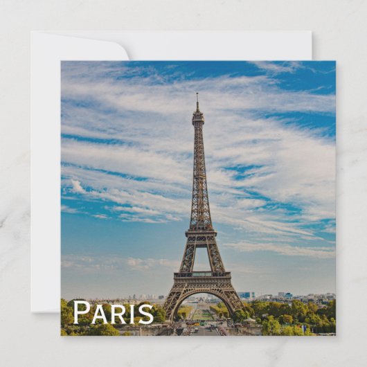 Eiffeltoren in Parijs (Voorkant)