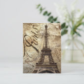 Eiffeltoren in Parijs Briefkaart (Staand voorkant)