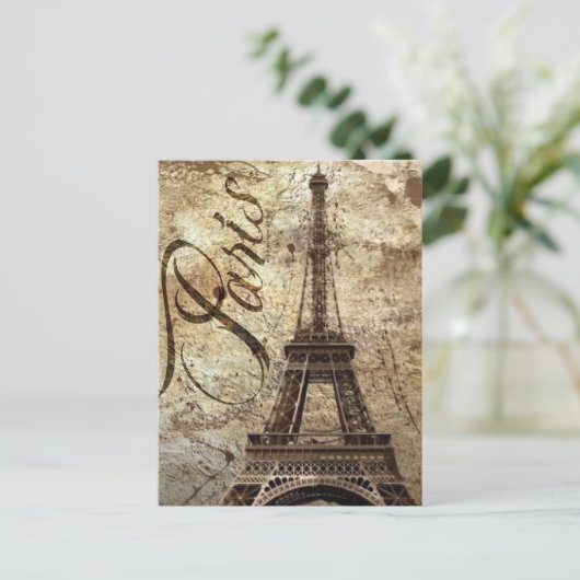 Eiffeltoren in Parijs Briefkaart (Staand voorkant)